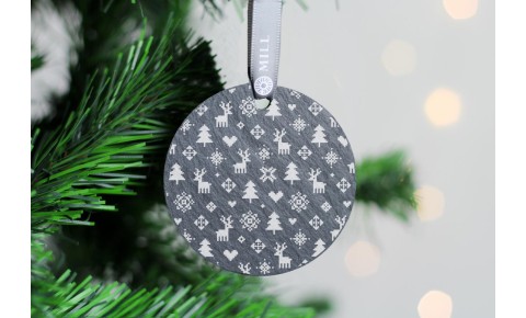 Christmas Motifs Welsh Slate Decoration